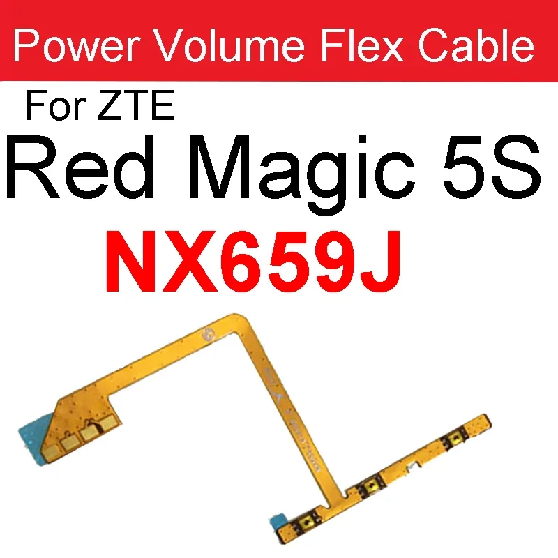 Power Volume Buttons Flex Cable For ZTE Nubia Red Magic 3 NX629J 3S 5G 5S NX659J 6 6Pro NX669J 7 NX679J 7Pro NX709J Volume Power