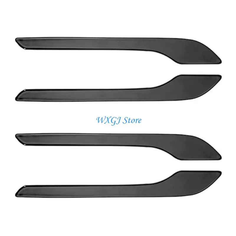 37JE 2 Pieces Long Design Door Handle Guards Cover ABS Material For Automobile