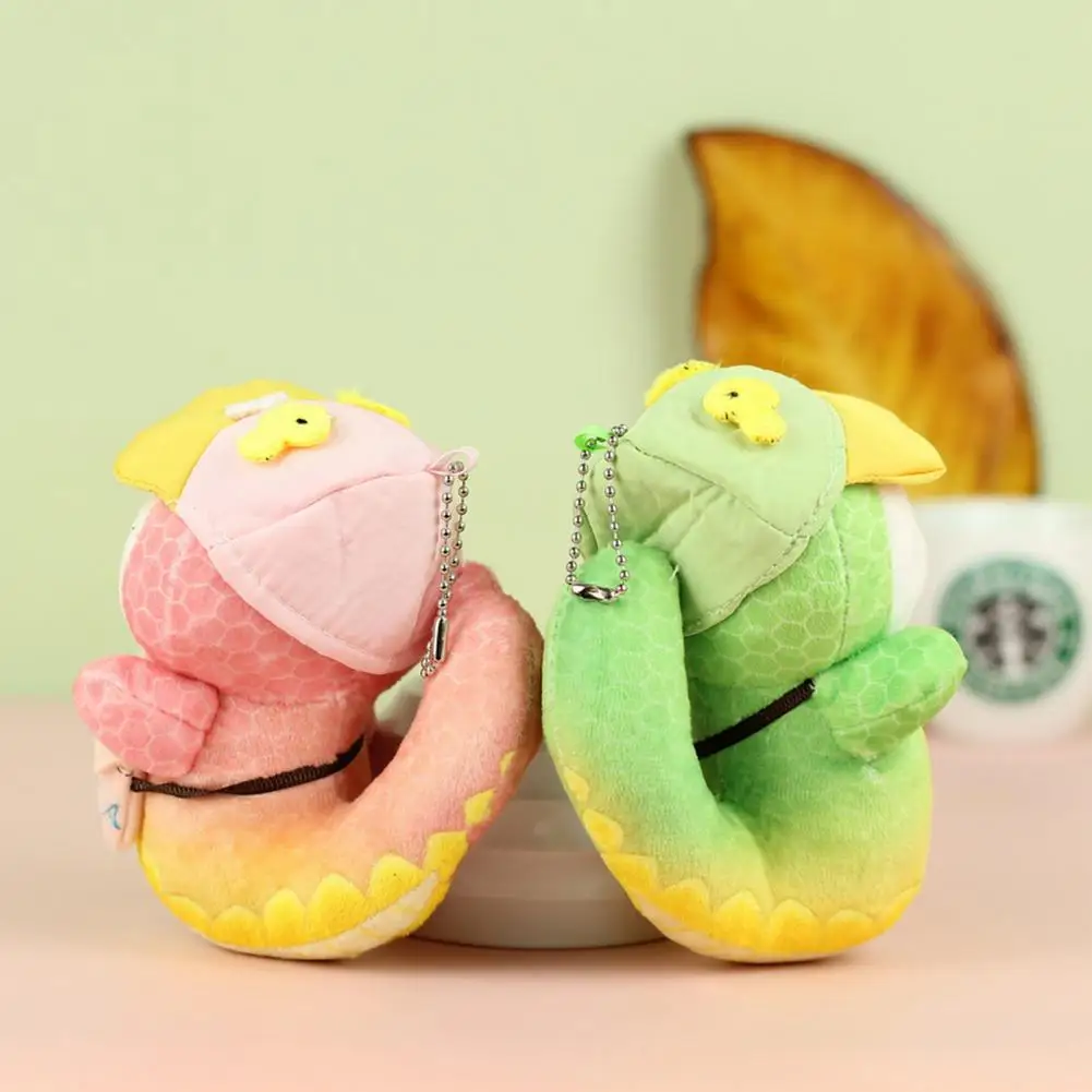 

Snake Year Mascot Doll Snake Plush Toy Keychain Year of Snake Mascot Doll Spring Festival Table Decor Gift