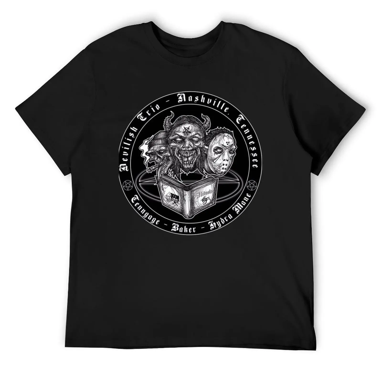 

Devilish trio T-Shirt new edition custom shirt aesthetic clothes gifts for boyfriend t shirt men 100℅ cotton