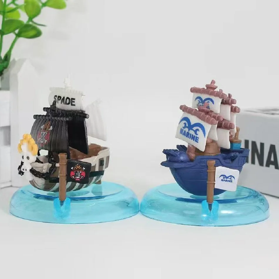 One Piece Anime Piratenschiff Blind Box Serie Thousand Sunny Kreative personalisierte Statue Modell Ornament Überraschung Geschenkbox