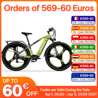CYSUM 48V 500W Rear Motor 29-Inch Electric Bicycle, Adult City E Bike, 48V 14Ah Lithium-Ion Battery, Removable Hidden Battery, 4