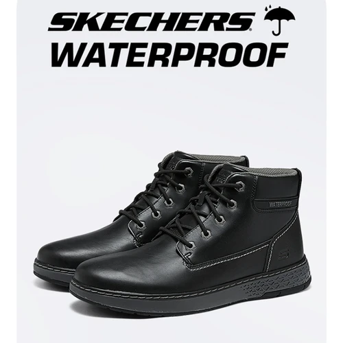 Skechers 남성용 하이탑 부츠, 클래식 남성 야외 데저트 부츠, 올매치 남성 패션 발목 가죽 부츠, 신발, 2024 신상  Best5