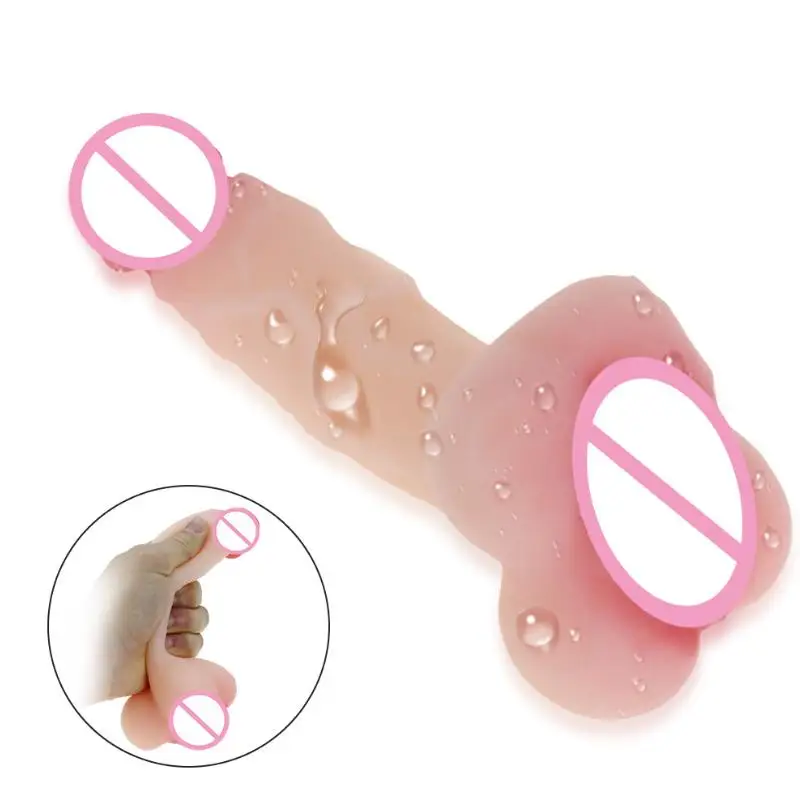 Soft Realistic Vagina Big Dildo Vaginal Anal Male Masturbator Cup Penis Enlarger Sleeve Pussy Adult Sex Toys for Unisex Gay 18＋