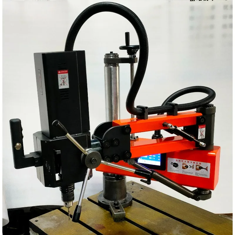 เครื่องต๊าปเกลียวอเนกประสงค์แบบยืดหยุ่น M3-M16 เครื่องต๊าปเกลียวอัตโนมัติ 360 องศา สำหรับการเจาะและต๊าปเกลียวหลายทิศทางเพื่อความแม่นยำ