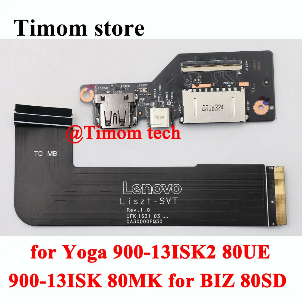 

DA30000FQ30 BYG40 NS-A411 for Yoga 900-13ISK for BIZ 80MK 80SD Yoga 900-13ISK2 80UE Original New USB Card Reader With Cable