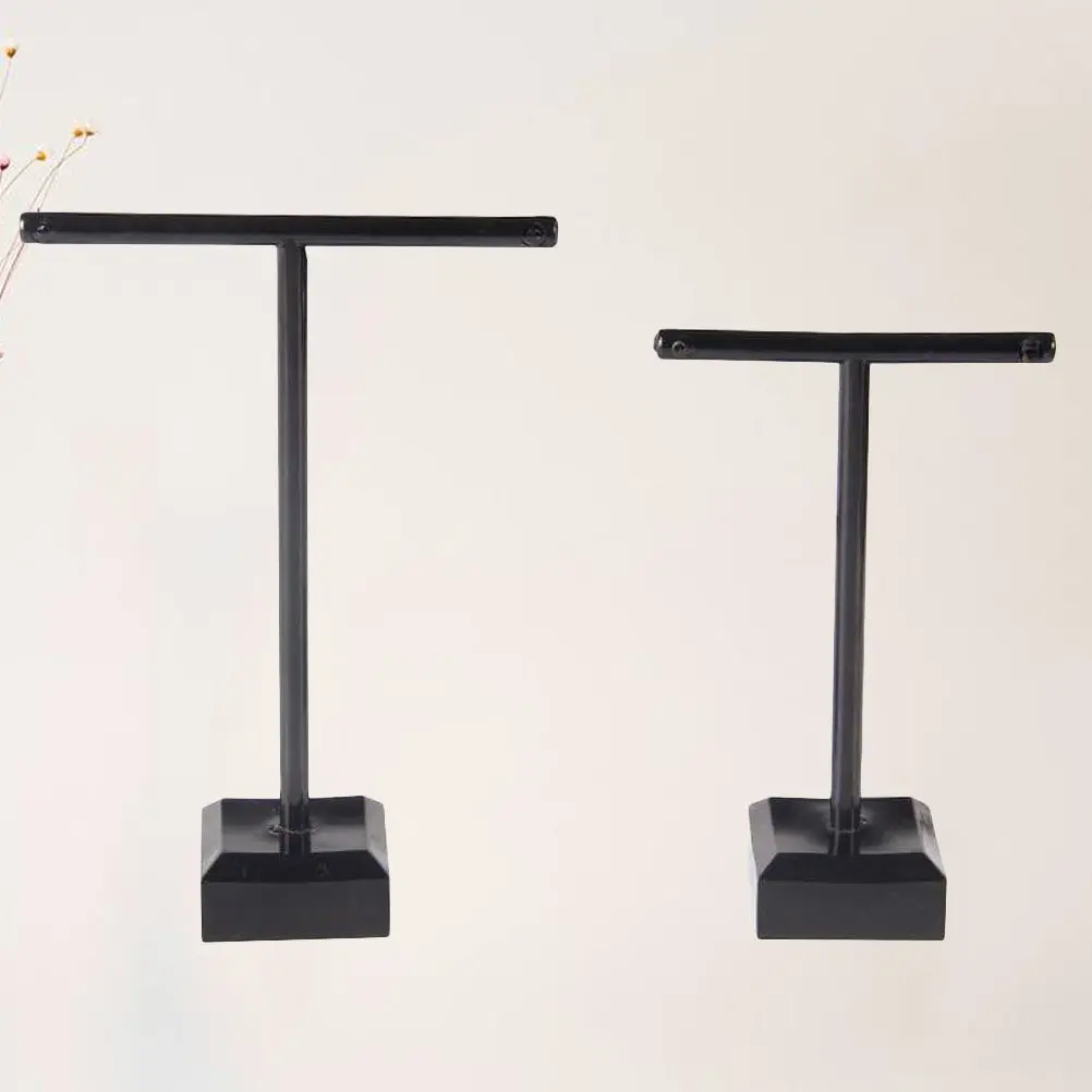 Acrylic Earrings Display Rack – T-Shaped Jewelry Stand for Earrings, Bracelets & Keys, Countertop Organizer