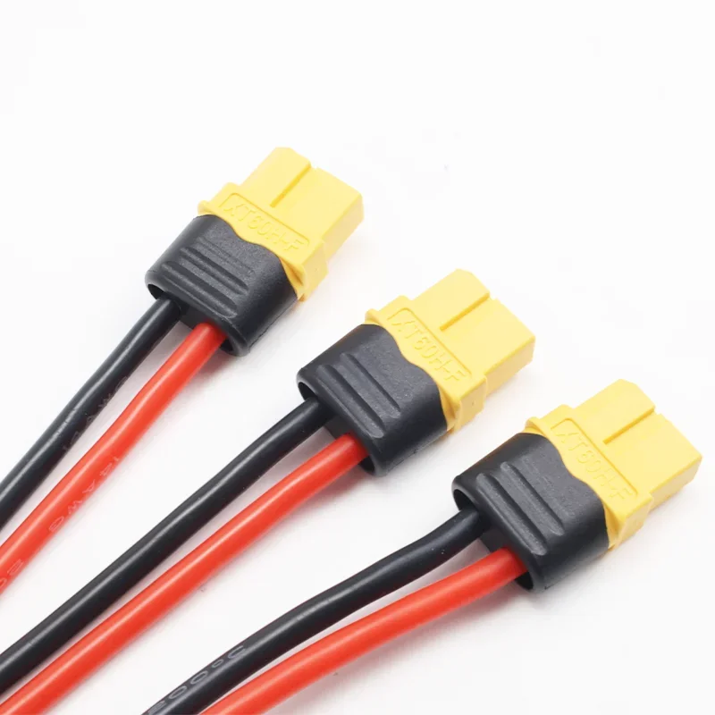 5 قطعة موصل XT60H أنثى ذكر 14AWG 100 مللي متر مع غمد الإسكان كابل توصيل سلك السيليكون DIY بها بنفسك RC يبو بطارية طائرة بدون طيار FPV Expan