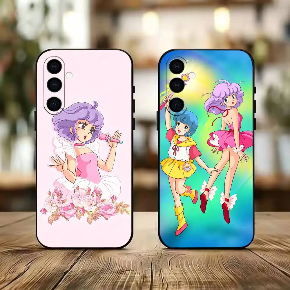 Cute Magical Angel C-Creamy M-Mami Phone Case For Samsung A73 20,21s,22,31,32,52,53,72 Soft Black Shell
