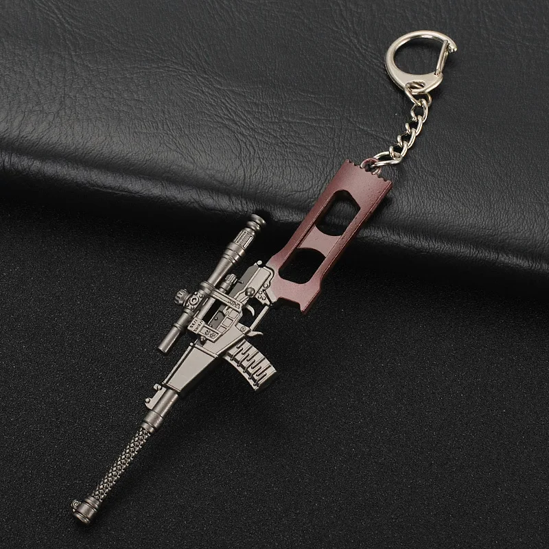 Spielzeugpistole Schlüsselanhänger Legierung Spielzeugpistole Modell Anhänger Auto Schlüsselanhänger Auto Schlüsselanhänger Herren Bestes Geschenk Veranstaltungen Schönes kleines Geschenk – Detail 5