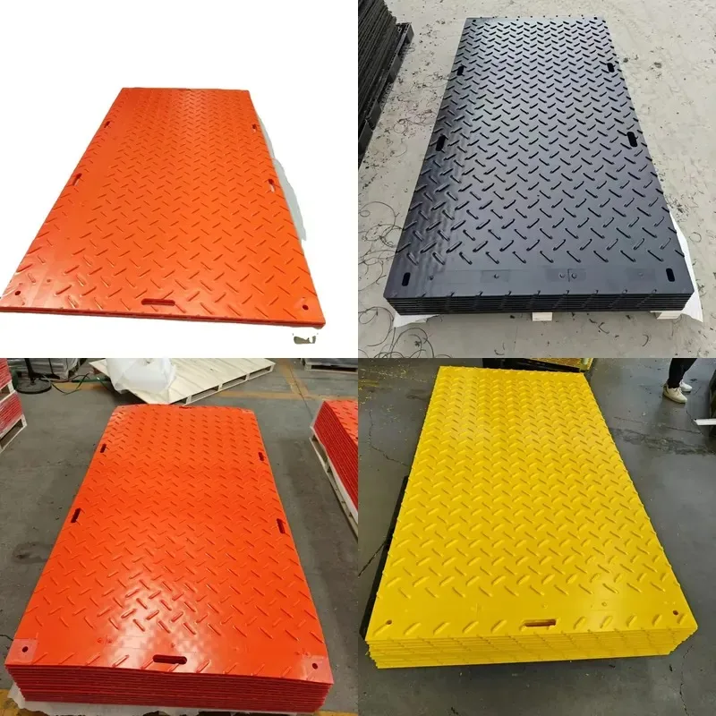 Heavy Duty Interlocking Floor Mat Custom 4x8 Feet Ultra High Molecular Weight Eco Friendly for Dirt Roads