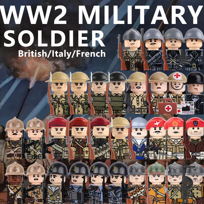 WW2 военные фигурки солдат, ст – обзор и цена Lego Minifigure Holder