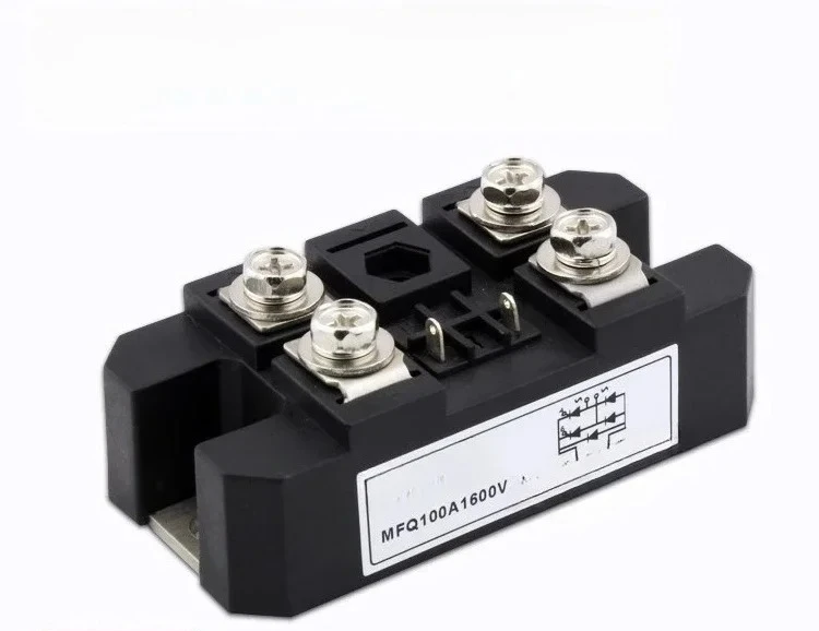 Single-phase semi-controlled bridge rectifier bridge module MFQ100A ordinary thyristor rectifier mixed