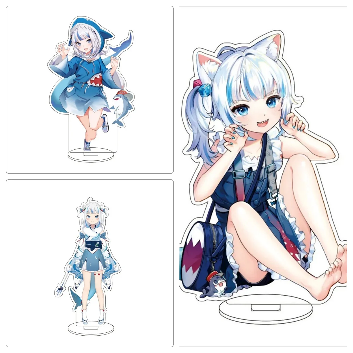 

NEW Anime Hololive YouTuber Acrylic Stand Ornaments Akai Haato Hoshimati Suisei Robocosan Tokino Sora Figure Stand Christmas Gif