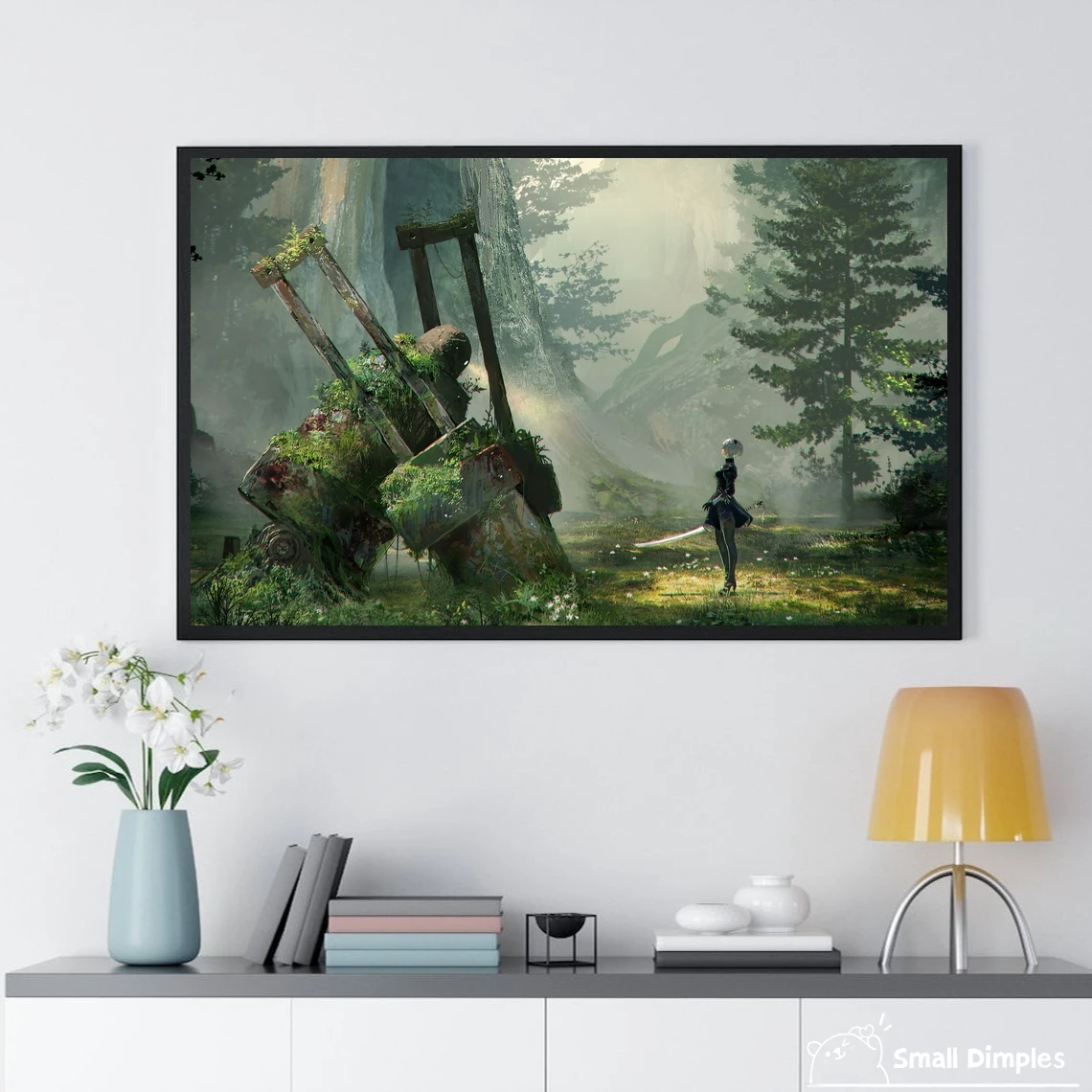 Nier Automata Game Poster Canvas Art Print Home Decoration Wall Painting ( No Frame )