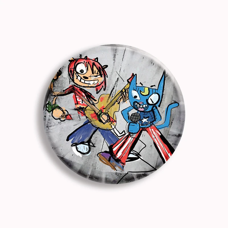 Milkcan Flyer Um Jammer Lammy Anime Button Pin Cartoon Shy Lamb