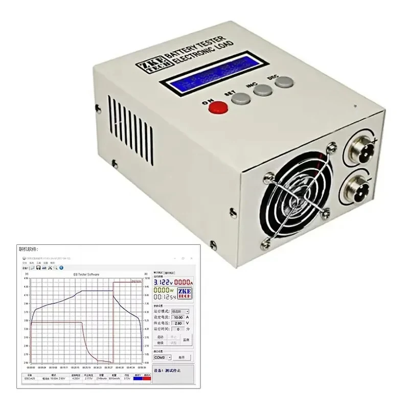 Battery Capacity Tester 5A Charge 20A Discharge Lead Acid Lifepo4 Lithium Pack Current Voltage Measurement Tool For Car