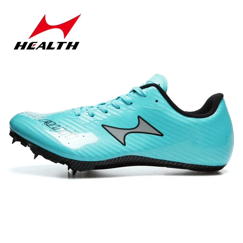 Health Breathable  Men Track Field 100 400 Meter Light Sprint Spikes Professional Full-length Nail KM Running Sneakers