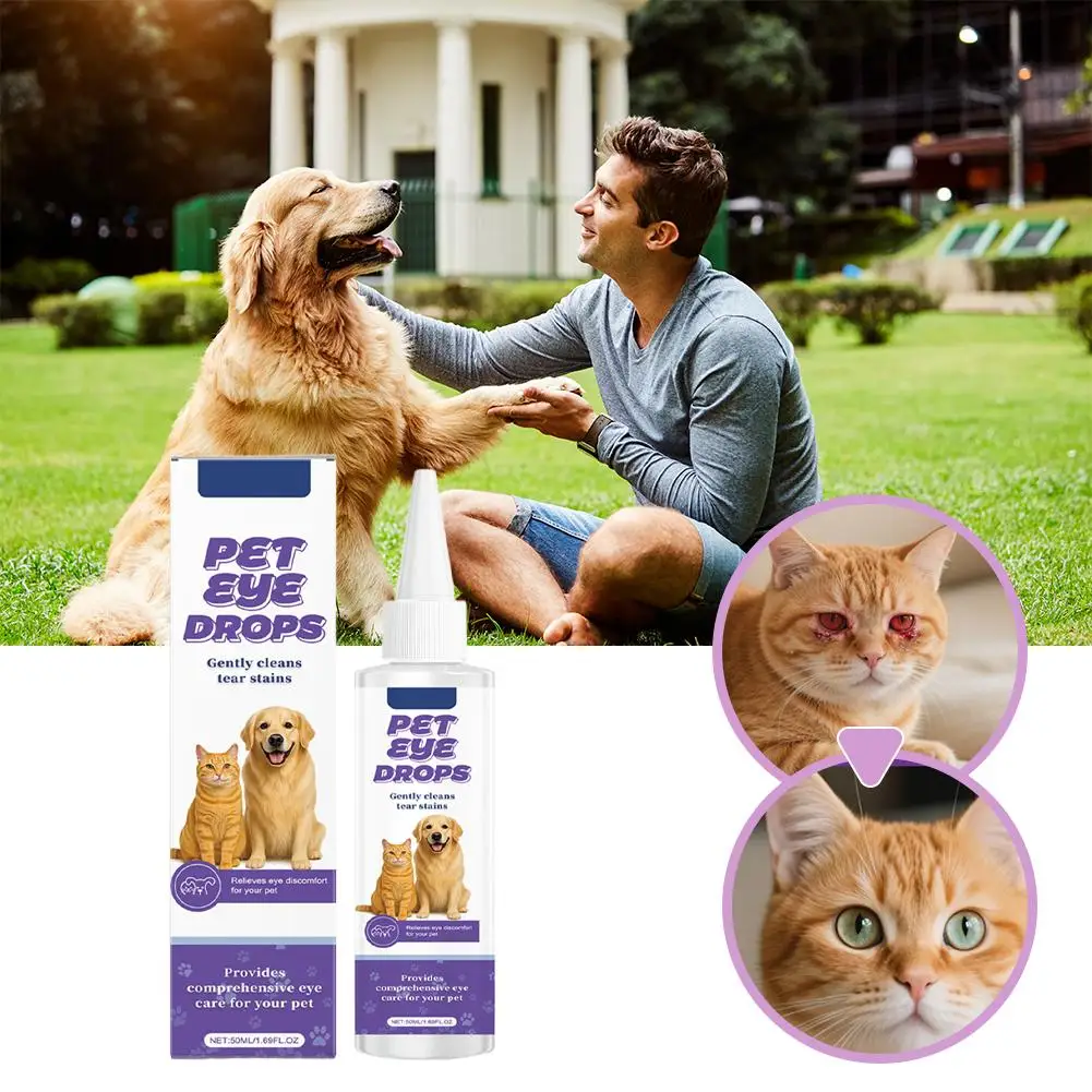 Pet Eye Drops Improve Pet Vision, Deeply Nourish And Enhance Eye Tissue, Muscles, And Mild Ingredients