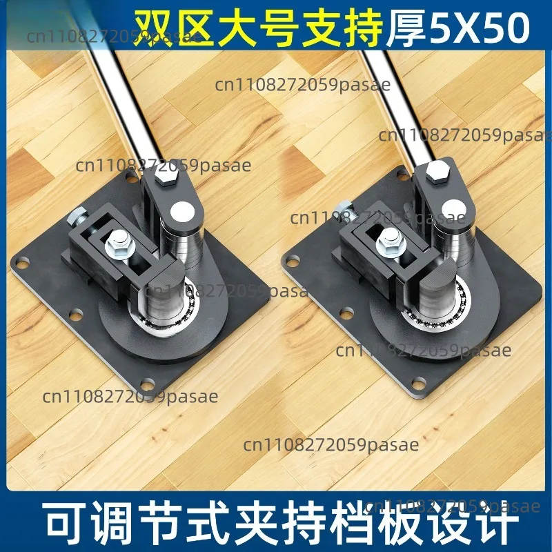 Manual Flat Iron Bending Machine 90 Degree Right Angle Bending Machine Copper Bar Elbow Processing Tool