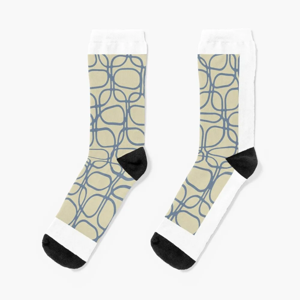 Abstract retro styled pattern background Socks Sport Man Sock Winter Sock Man Anti-Slip Socks Man