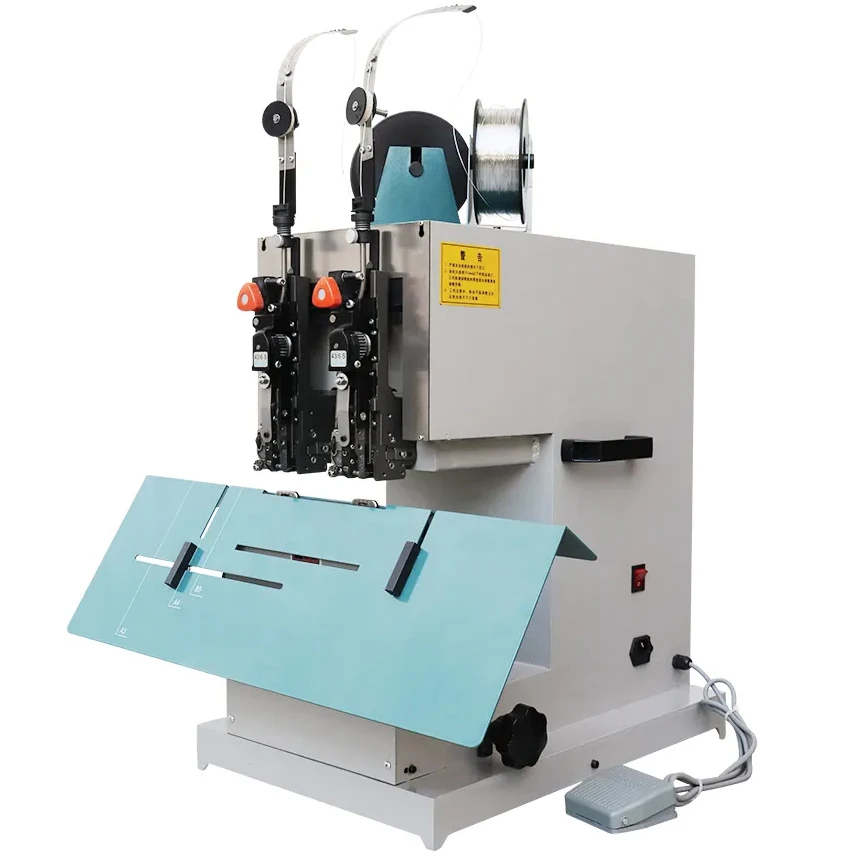 

Электрический двухголовочный степлер 8703H для переплета книг и скрепления проволокой