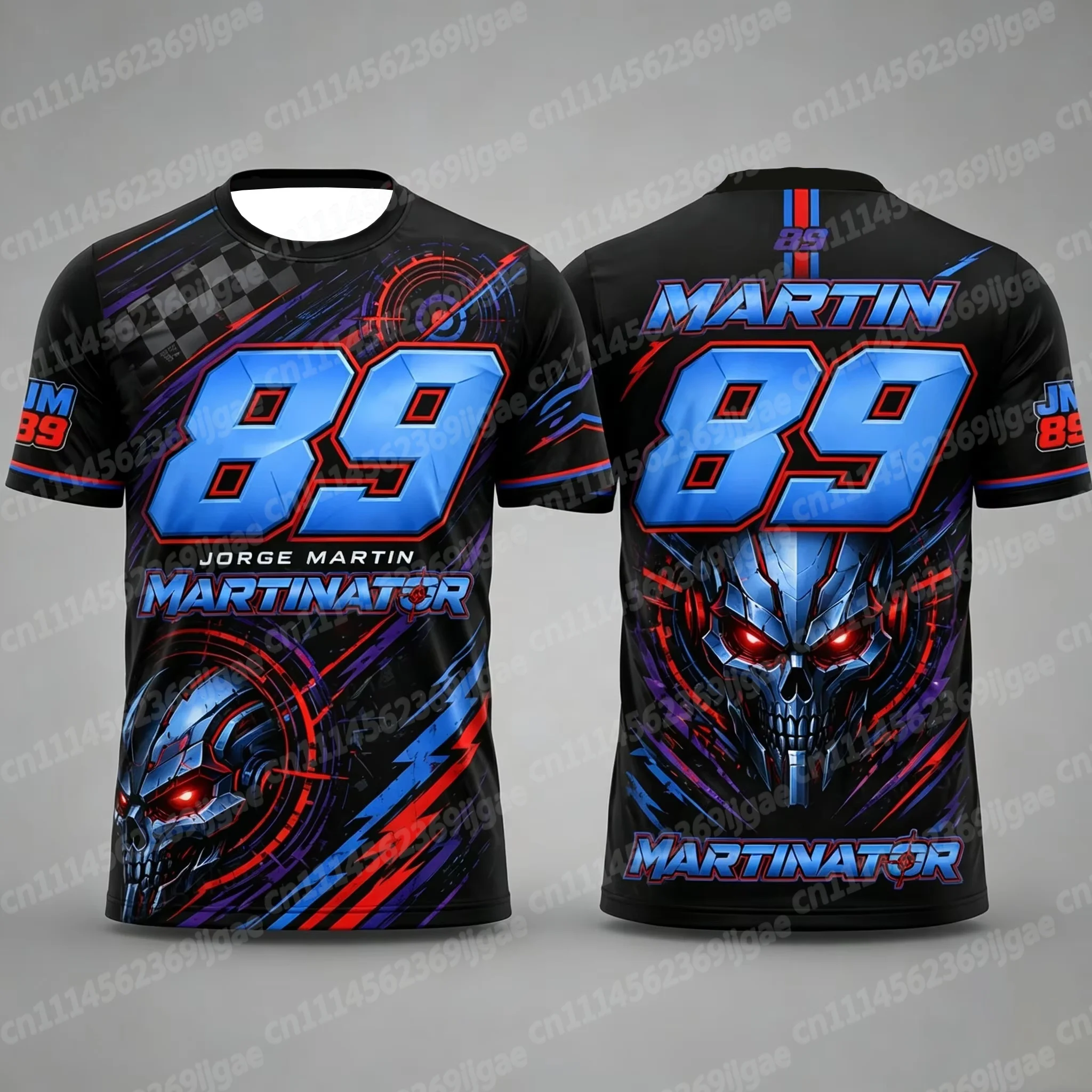 3D-gedrucktes T-Shirt, Red Ant 93 mit Angriffsmotiv, kurzärmeliges Shirt, Rennstil, atmungsaktives, schnell trocknendes Fan-Top – Detail 8