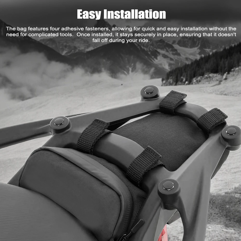 

Dustproof Luggage Tool Bag Motorcycle Tail Bag Rear Rack Luggage Tool Bag Compatible with MultistradaV4 S PikesPeak