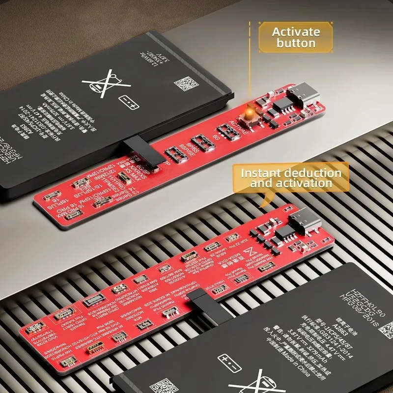 

QIANLI MEGA-IDEA Battery Charging Activation Test Board Automatic recognition/adjust for Android/IP6-16 SERIES PHONE BETTERY REP