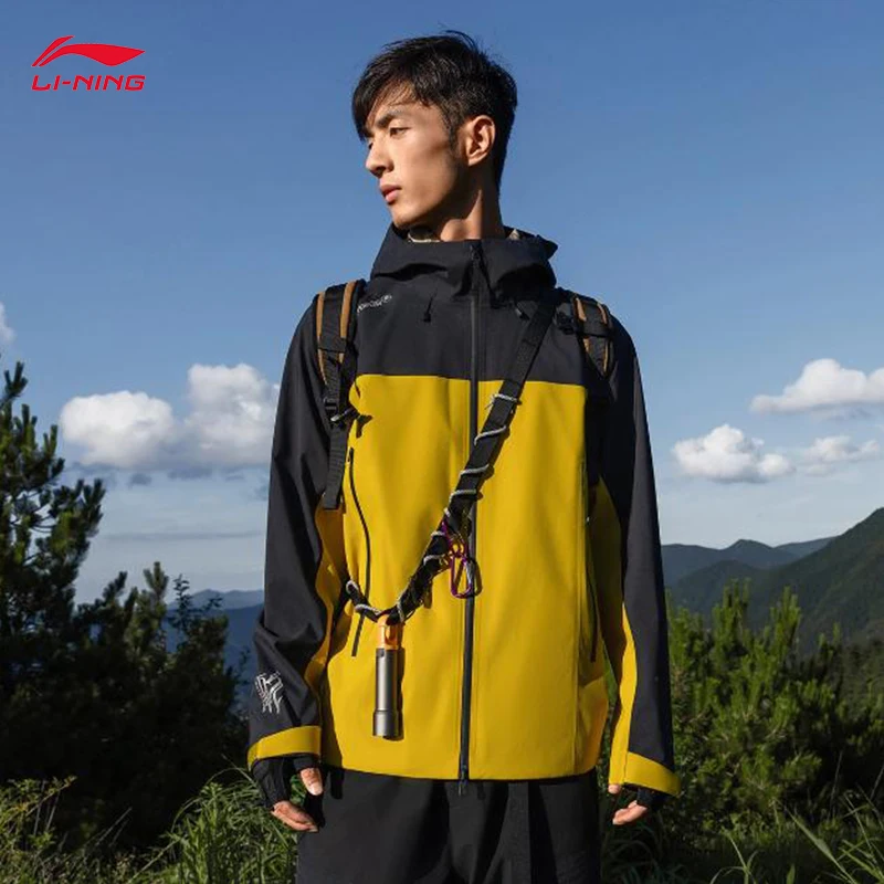 

LI-NING CF Series Unisex Reflective WATER PROOF and WIND PROOF Loose Single Outdoor Jackets AEMV033