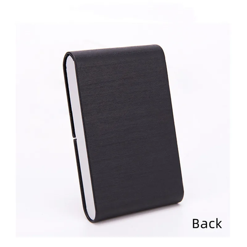 Multifunction Stainless Steel Cigarette Case PU Leather Cigar Storage Box Tobacco Holder 1 PC Card Cases Smoking Accessories