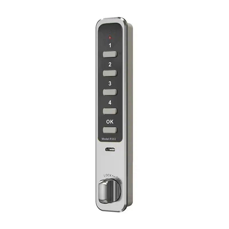 P202 High Security Steel Door Cabinet Lock with Password Access and Built-in Lithium Battery for File Safety