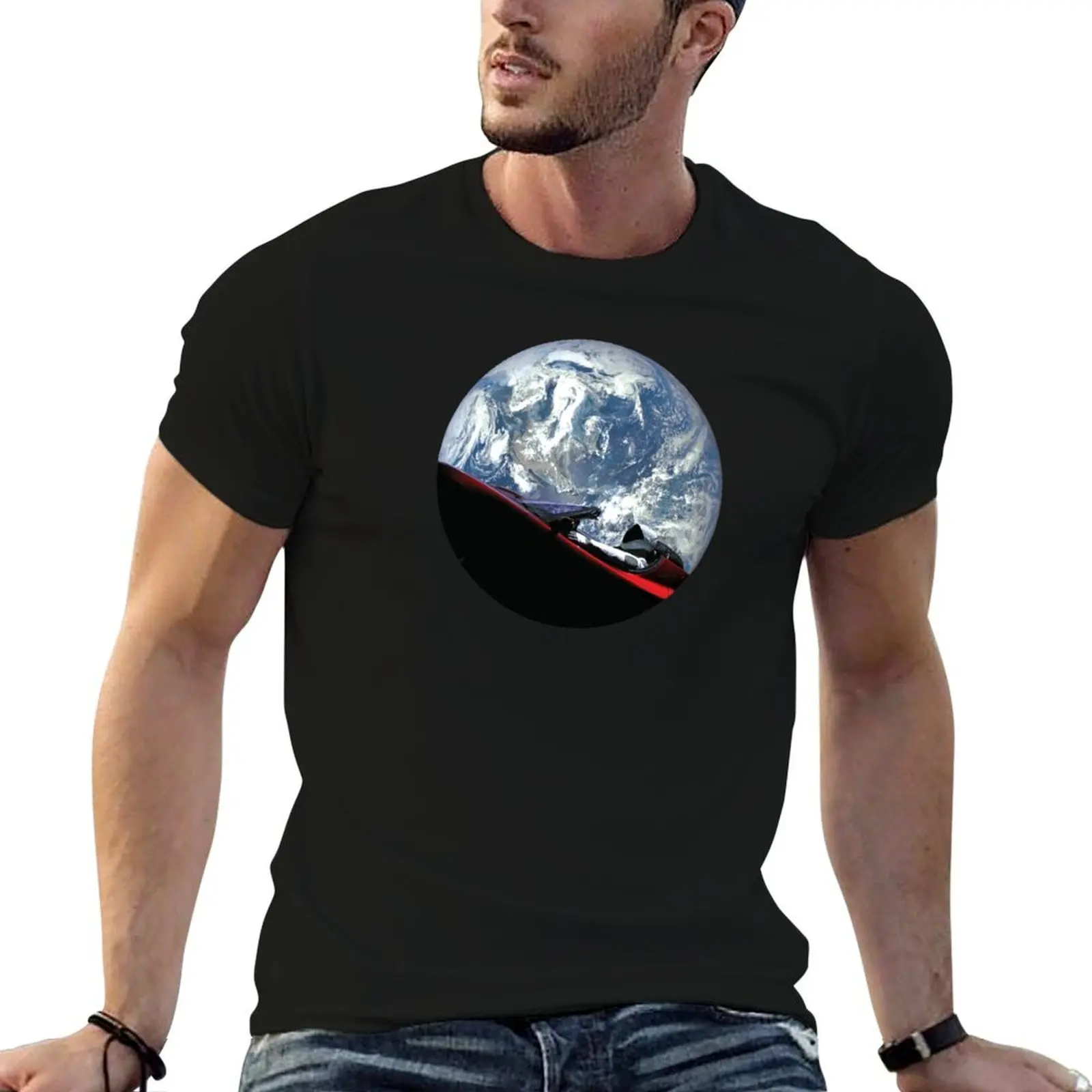 

shirts shirts Starman 100% man T-Shirt pack SpaceX t for cotton t white