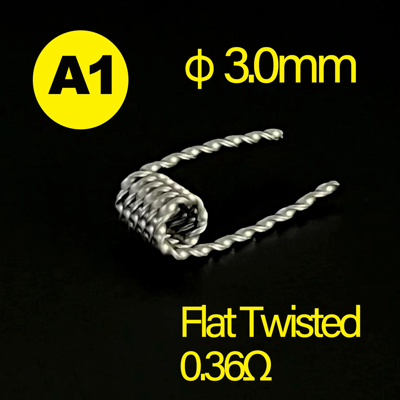 48 Stück/Karton 3,0mm Handwerkzeuge vorgefertigte Spulen Alien Fused Clapton Flat/Mix Twisted/Hive/Quad/Tiger mit Schraubendreher-Werkzeug zubehör