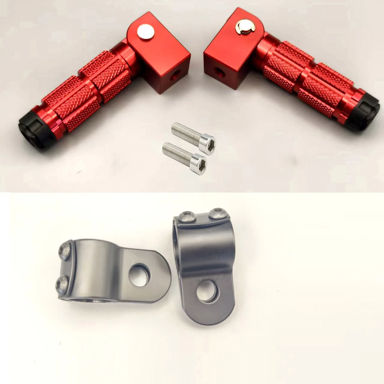 

Motorcycle electric vehicle universal folding CNC pedal with clip bicycle motorcycle universal pedal