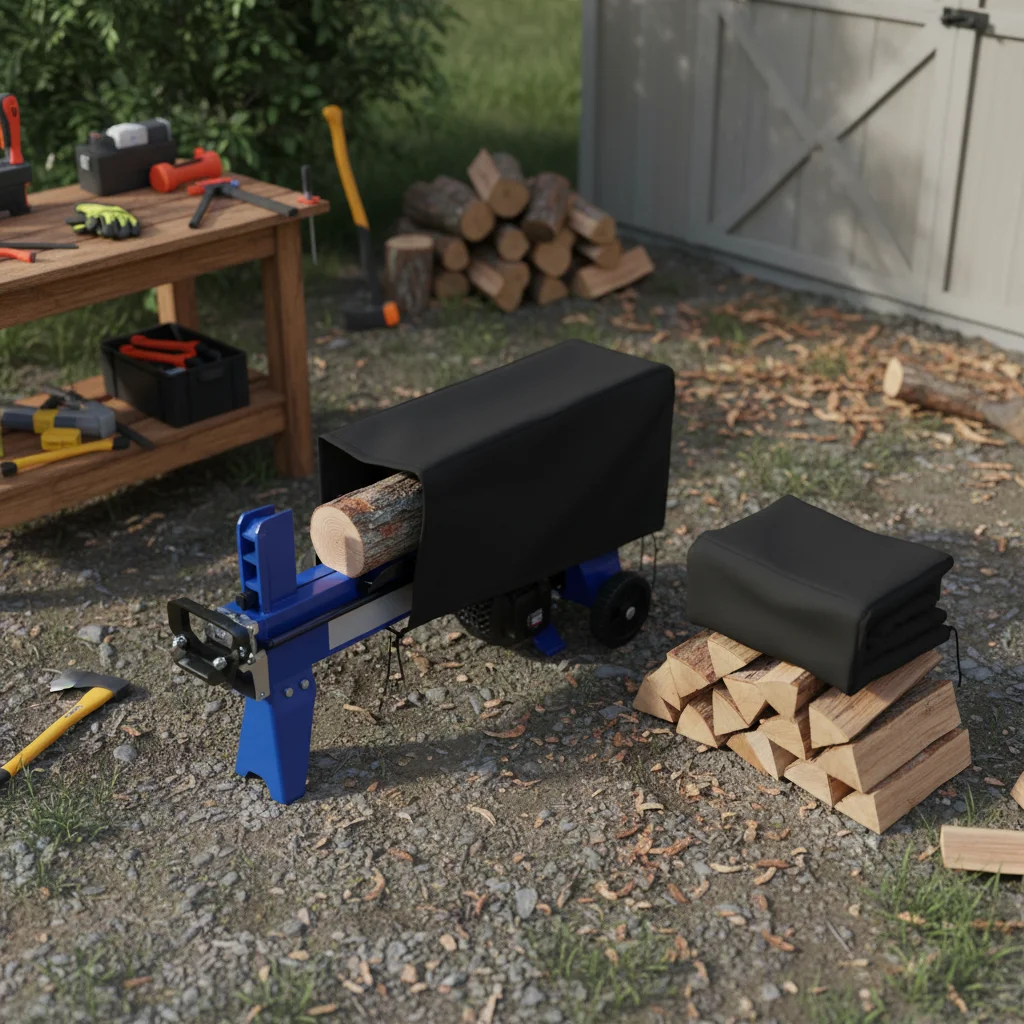 

Electric Log Splitter Cover For 5-9 Ton Wood Firewood Splitter Machine Covers Outdoor Garden Dust Protection Cover