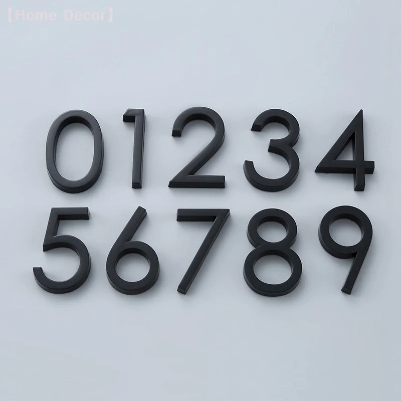 【GG】3D Three-dimensional Character Number Plate Home Digital Signage Digital Number Plate Door Head Three-dimensional Character