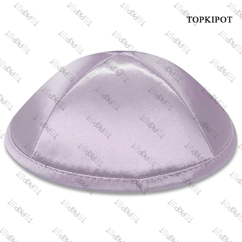 

Light purpWholesale Heat Transfer Velvet Kippa Custom Logo Embroidery Judaica Hat Muslim Yarmulke Jewish Kippah Kippot for Gift.