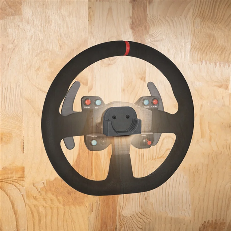 دعامة تثبيت على الحائط A68Z لملحقات عجلة القيادة Thrustmaster T300/TGT متينة ومقاومة للاهتراء مع برغي