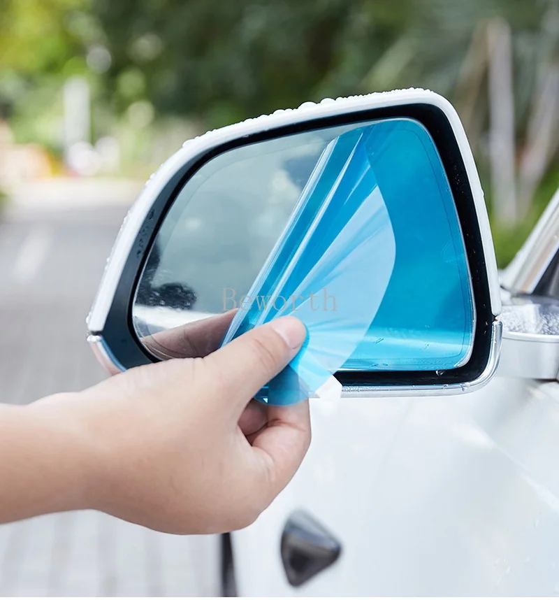 ل تسلا نموذج Y Juniper 2025 نموذج 3 المرتفعات مرآة الرؤية الخلفية طبقة رقيقة واقية المطر برهان نافذة ملصقات الرؤية الخلفية مقاوم للماء