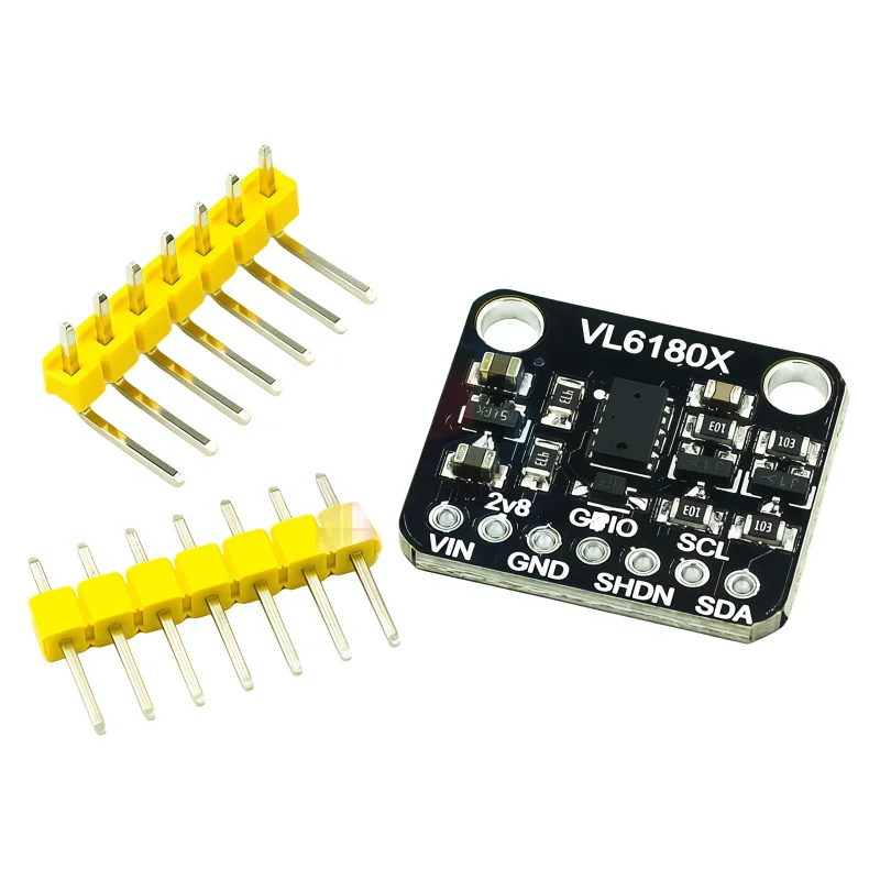 VL6180X Short-range Sensor, Optical Distance Measurement, Environmental Light Sensor, I2C Interface, 3.3V - 5V, Gesture Recognit