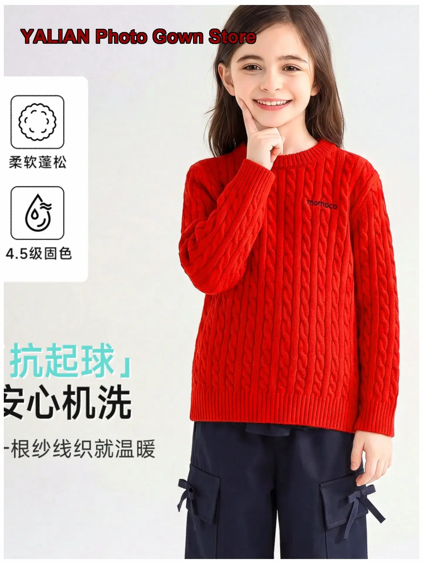 Girls Knit Top Kids Autumn Winter Stylish Knit Top Older Kids