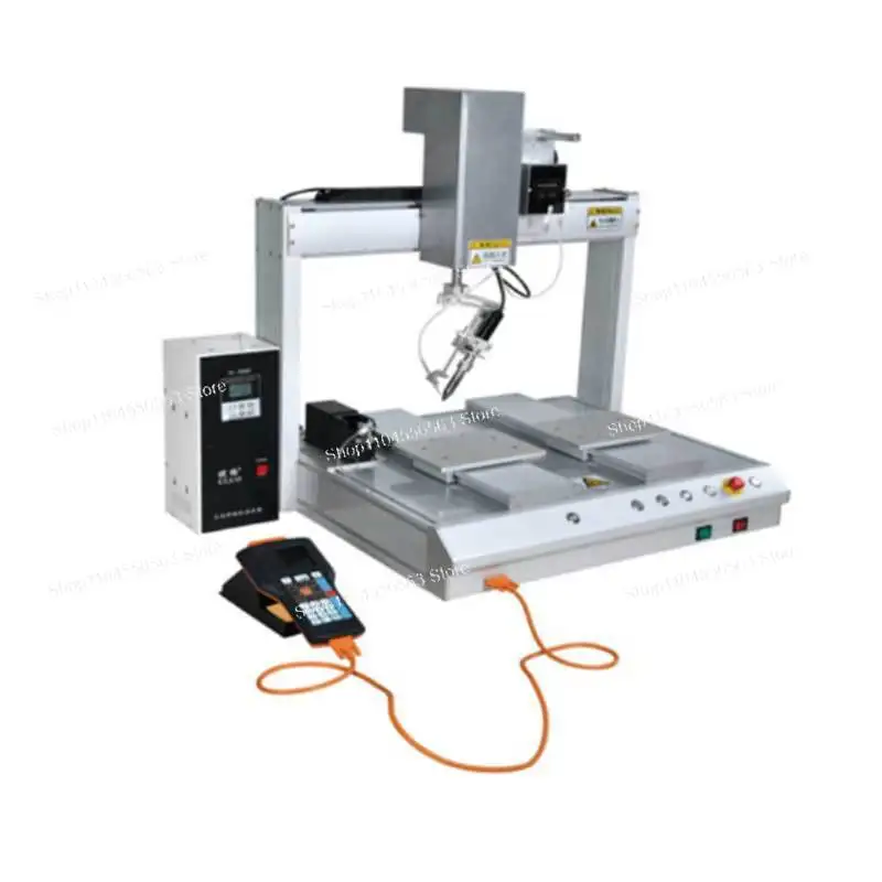 Desktop Single Head Automatic Soldering Machine - High Power for Plug-in Soldering, Wire, and Dotting Applications