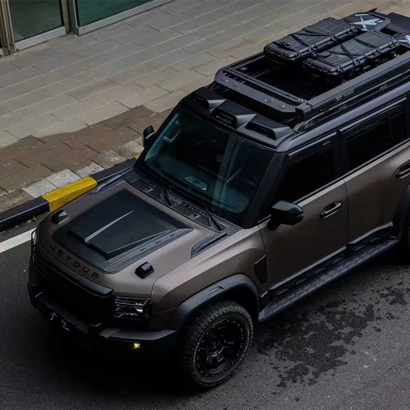 For Jietu Traveler Mountain Sea T2 Modification City Hunter Kit Roof Light Tail Wing Side Skirt Accessories