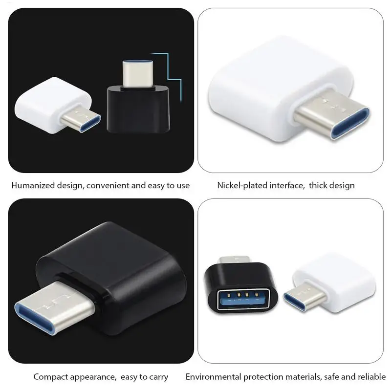 Адаптер USB C, разъем типа C, адаптер USB типа C к USB, USB 3.0 C «папа» на «мама» C, большинство устройств USB типа C
