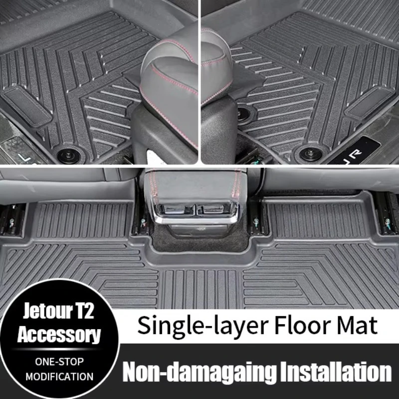 Auto-Innenzubehör, wasserdichte TPE-Boden-Autoteppichmatte