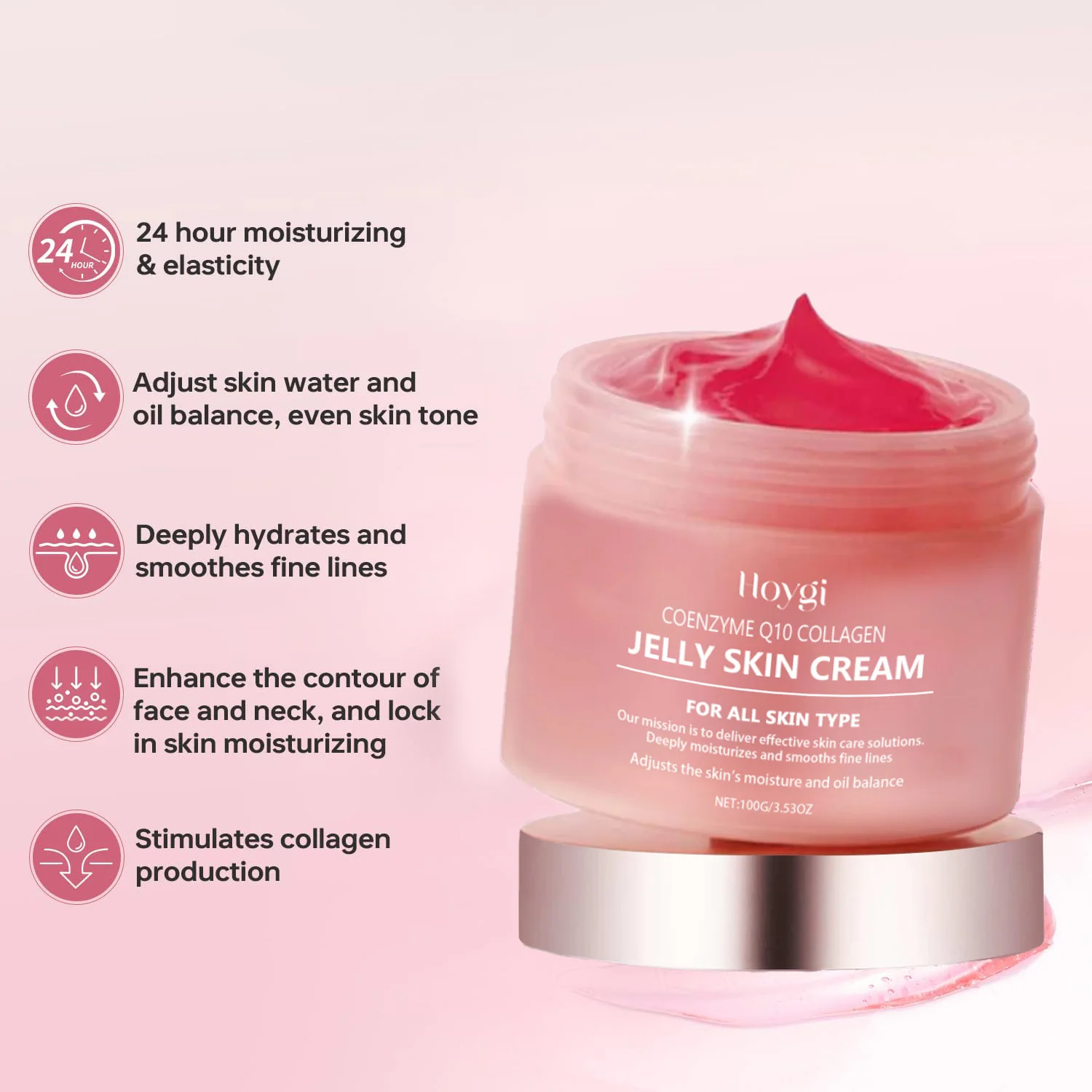Lachs-Kollagen-Gelee-Creme Peel-Off-Maske PDRN DNA Über-Nacht-Gesichtsmaske zur Elastizitätssteigerung und Hautverfeinerung Koreanische Hautpflege – Detail 3