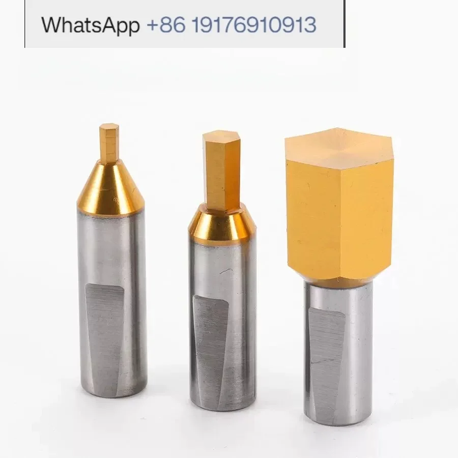Numerical control lathe hexagonal punch centering machine tungsten steel single angle punching high cobalt high speed steel