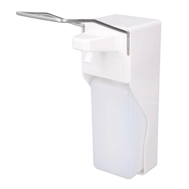 

Дозатор для мыла на локте, 1000 мл, большая емкость, настенное крепление, туалет, кухонные принадлежности