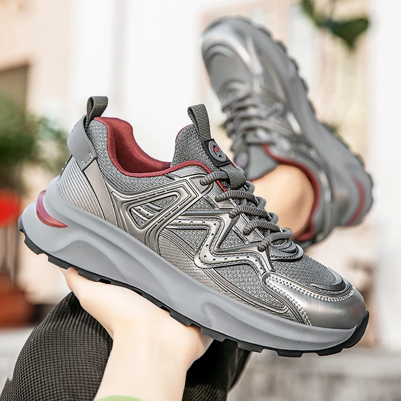 

Men's Breathable Fashion Running Shoes Low-Top Large Size Anti-slip Shock-absorption Casual Sports Sneakers